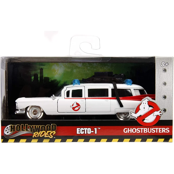 Jada Toys 253232000 Ghostbuster ECTO-1, Auto, Spielzeugauto aus Die-cast, Türen zum Öffnen Maßstab 1:32, weiß – Bild 8