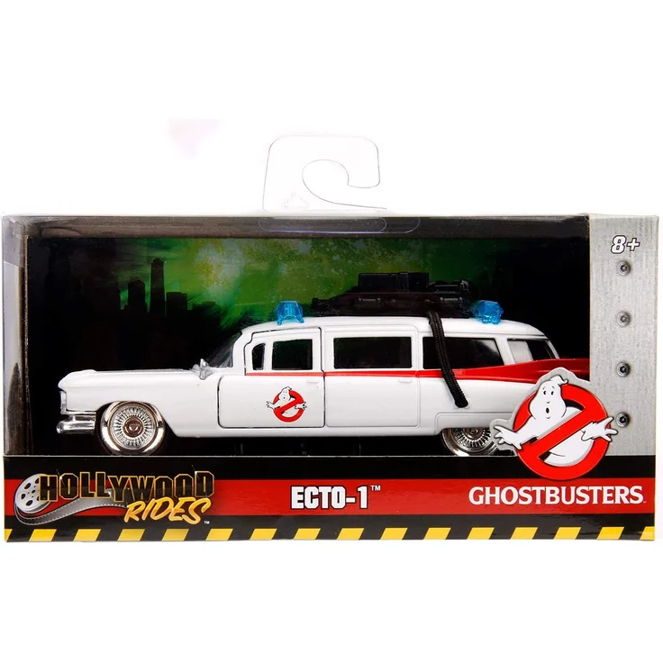 Jada Toys 253232000 Ghostbuster ECTO-1, Auto, Spielzeugauto aus Die-cast, Türen zum Öffnen Maßstab 1:32, weiß – Bild 10