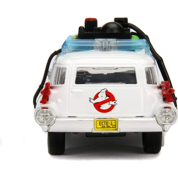 Jada Toys 253232000 Ghostbuster ECTO-1, Auto, Spielzeugauto aus Die-cast, Türen zum Öffnen Maßstab 1:32, weiß – Bild 4