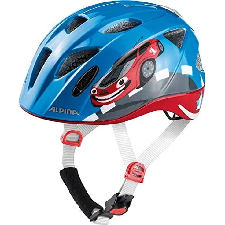 Alpina Kinderhelm Ximo Flash red car Gr. 49-54 cm – Bild 2