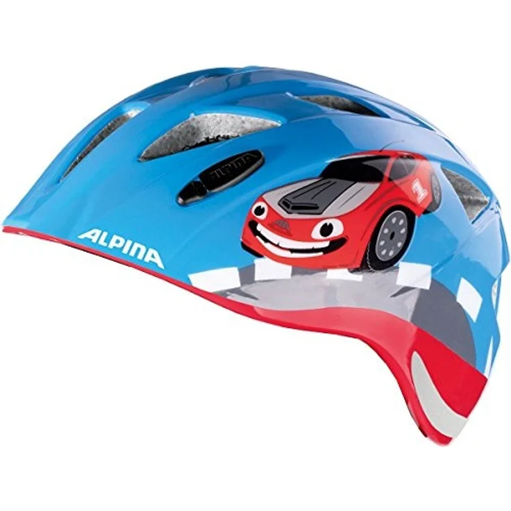 Alpina Kinderhelm Ximo Flash red car Gr. 49-54 cm – Bild 3