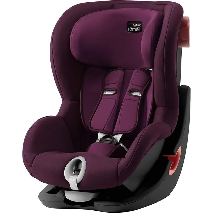 Britax Römer Kindersitz 9 Monate - 4 Jahre I 9 - 18 kg I KING II Autositz Gruppe 1 I Burgundy Red