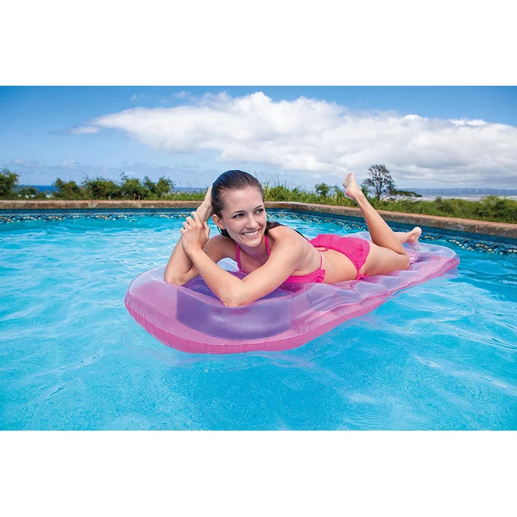 Intex 59895 18-Pocket Suntanner Mat Luftmatratze, 188x71 cm - 1x Luftmatratze, zufällige Farbauswahl – Bild 4