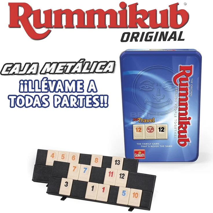Goliath – Rummikub Reise-Set in Metalldose – Bild 2