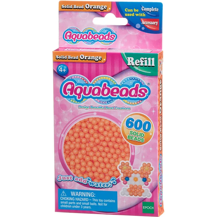 Aquabeads Nachfüllpack 600 perlen orange