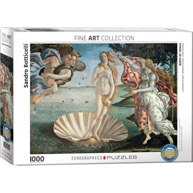 EuroGraphics Puzzle Die Geburt der Venus von Sandro Botticelli