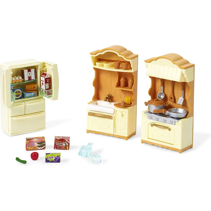 Sylvanian Families - 5341 - Landhaus Küche mit Kühlschrank NEU – Bild 2