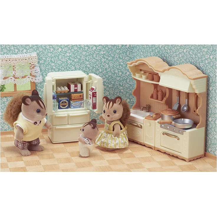 Sylvanian Families - 5341 - Landhaus Küche mit Kühlschrank NEU – Bild 1