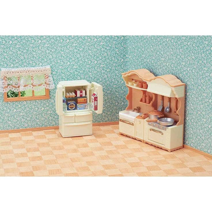 Sylvanian Families - 5341 - Landhaus Küche mit Kühlschrank NEU – Bild 4