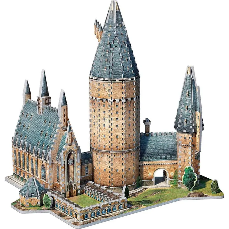 Wrebbit - Harry Potter - Hogwarts Große Halle in 3D - 850 Teile