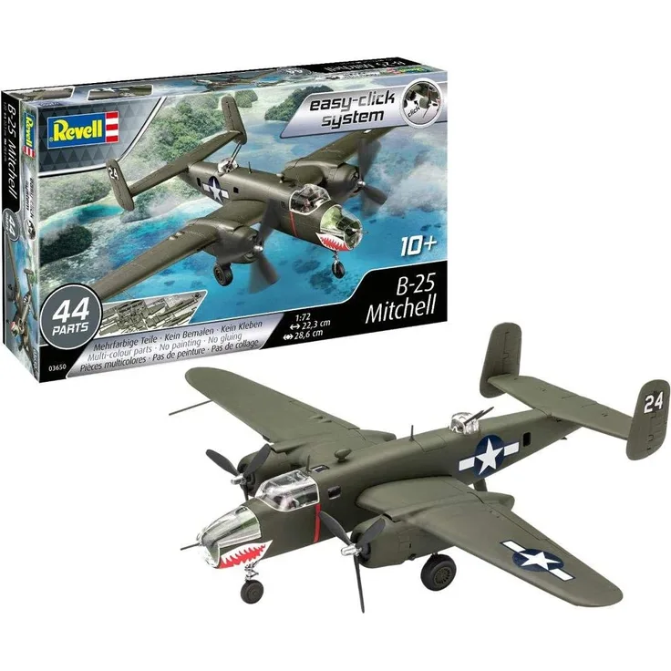 Revell REV-03650 B-25 Mitchell Modelmaking, Mehrfarbig