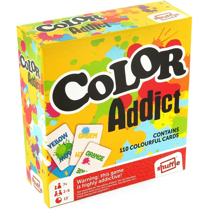 Cartamundi Color Addict Card Game Box Cartamundi 108441927 Color Addict Kartenspiel (Englische Version) Mehrfarbig