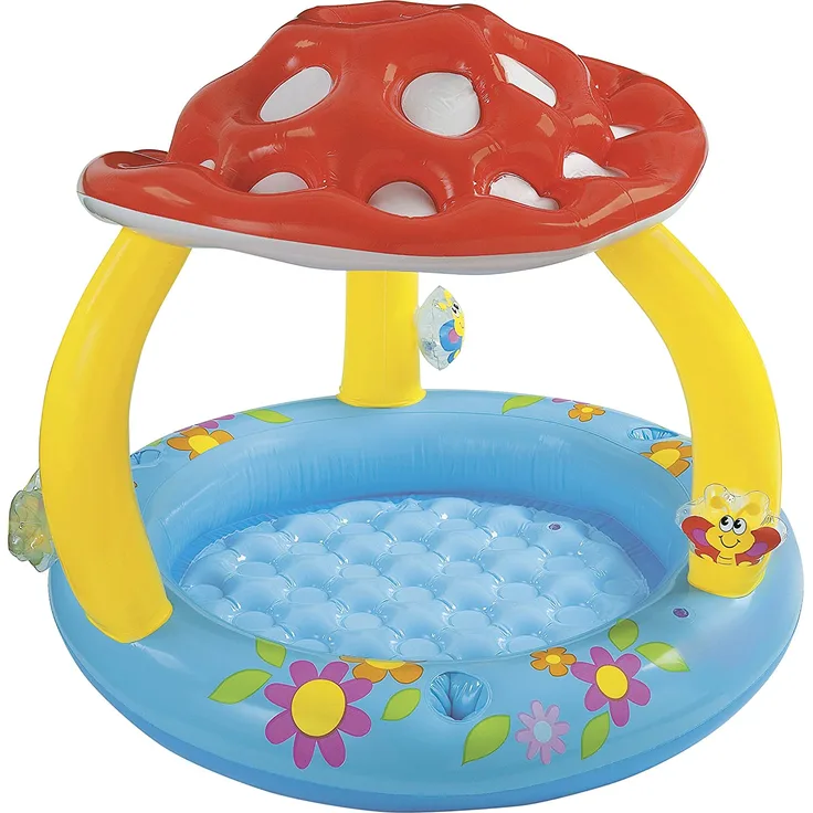 Intex 57407NP - Aufblasbares Planschbecken Mushroom, 40 x 35 Zoll