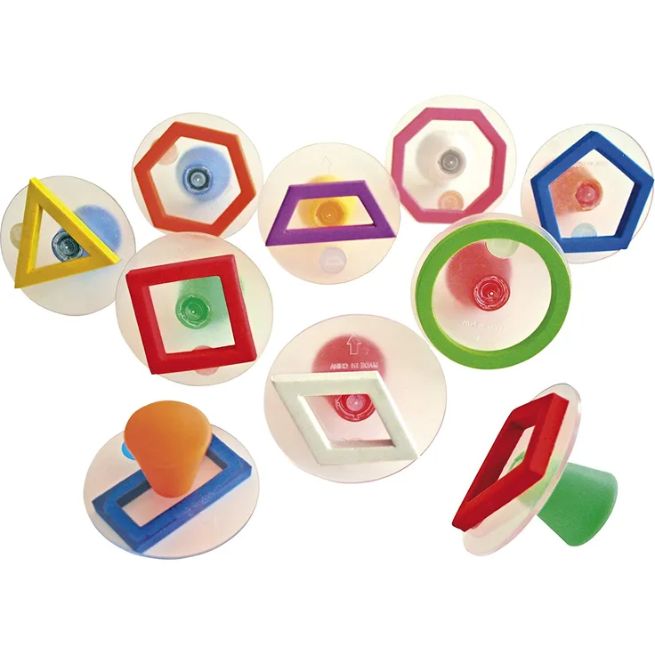 Eduplay Riesenstempel Geo Outline 10-Tlg.