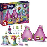 LEGO 41251 Trolls World Tour Poppys Wohnblüte, tragbares Spielset für unterwegs mit