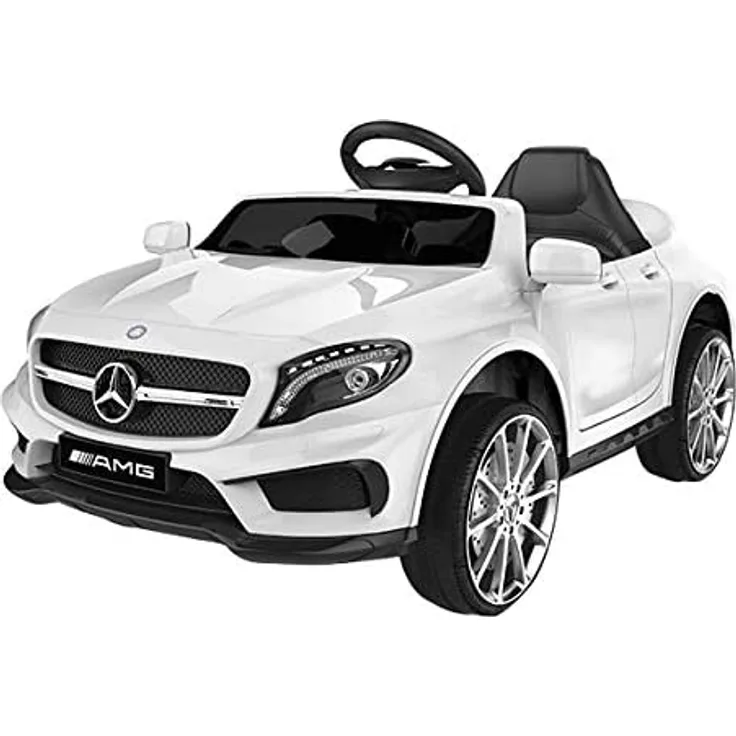 Mercedes-Benz Amg Gla45 Kinderauto 12V 2x35W Kinderfahrzeug Kinder Elektroauto Mp3 weiß