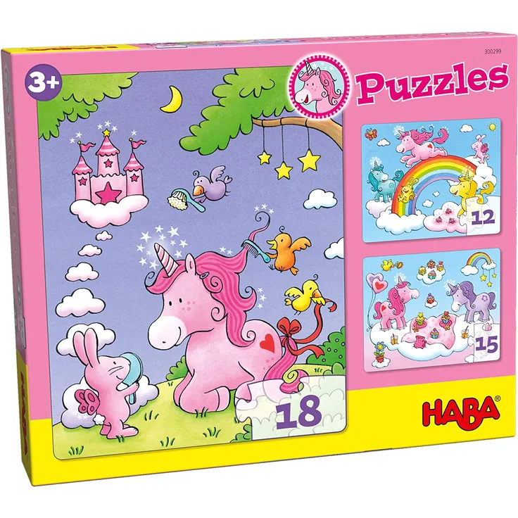 HABA 300299 - Puzzles Einhorn Glitzerglück