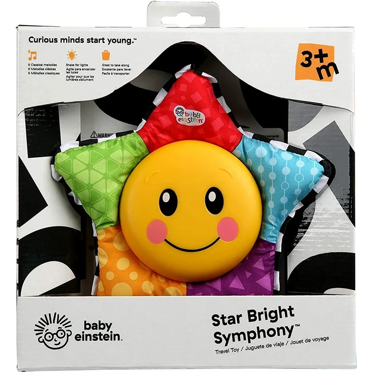 Baby Einstein, Stern - Musikspielzeug mit Lichtern und 6 klassischen Melodien, kann einfach am Kinderwagen oder Gitterbetten angebracht werden - Preisvergleich – Bild 2
