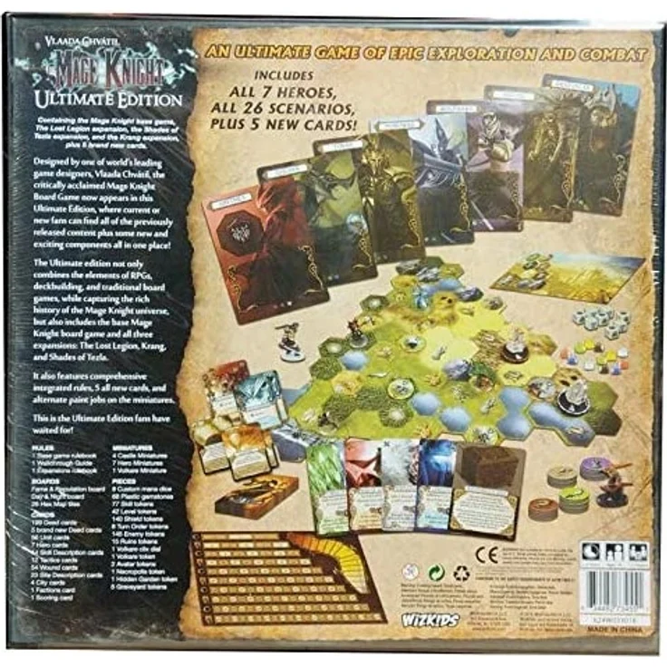 Pegasus 'Mage Knight - Ultimate Edition' Brettspiel, englisch, ab 14 Jahren, 1-5 Spieler, 60 - 240 min Spielzeit – Bild 8