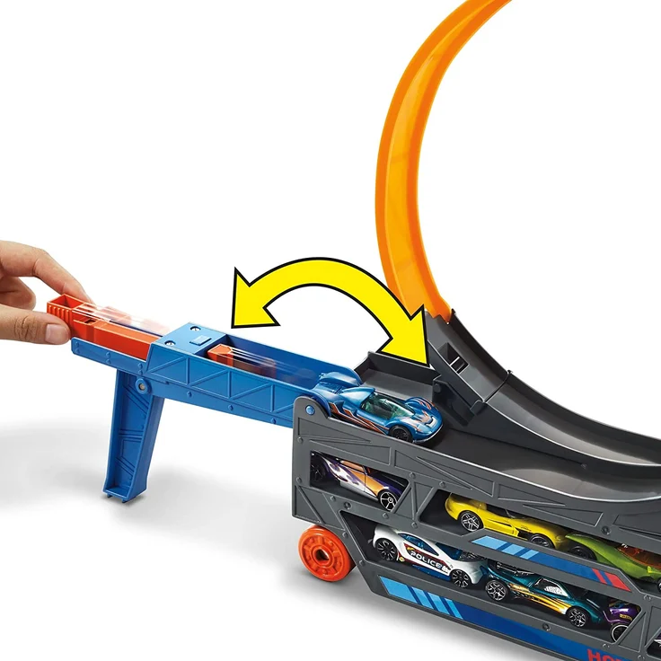 Hot Wheels GCK38 - Stunt N Go Transporter und Trackset, Spielzeug ab 4 Jahren – Bild 4