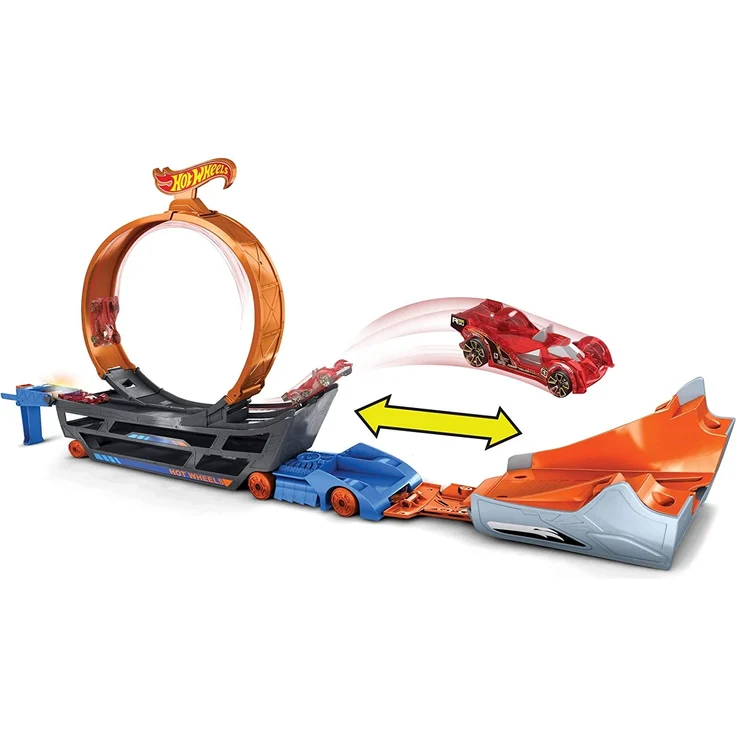 Hot Wheels GCK38 - Stunt N Go Transporter und Trackset, Spielzeug ab 4 Jahren – Bild 8