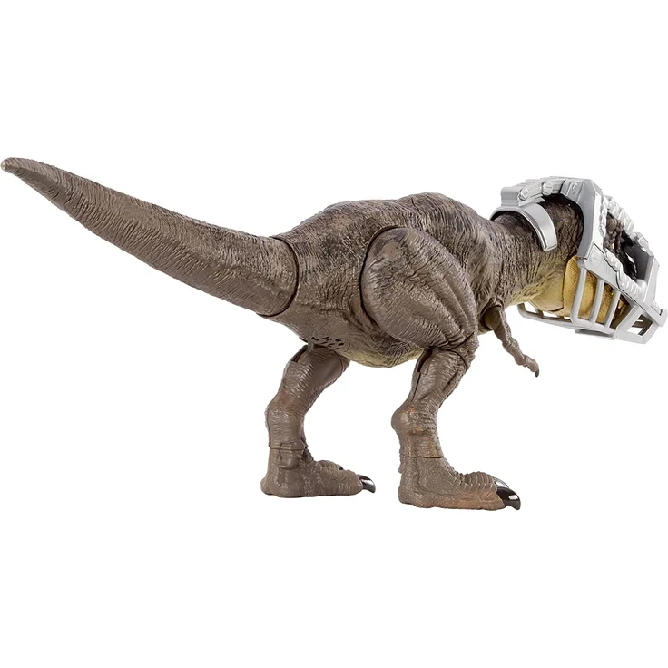 Mattel GWD67 'Jurassic World Stomp 'N Attack T-Rex', ab 4 Jahren, macht Dino-Laute, kann aufstampfen – Bild 7