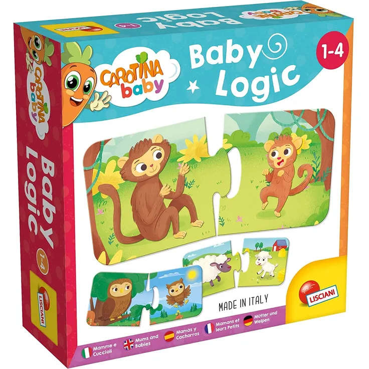 Liscianigiochi 80038 Carotina Baby, Logikspiel Mütter und ihre Jungen - Preisvergleich