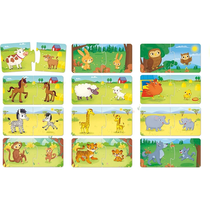 Liscianigiochi 80038 Carotina Baby, Logikspiel Mütter und ihre Jungen - Preisvergleich – Bild 2
