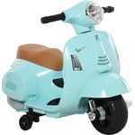 Elektrischer Kindermofa im Vespa Stil (Farbe: grün)