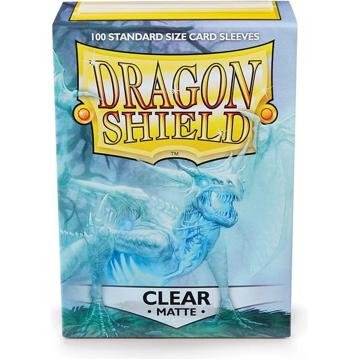 Dragon Shield Matte, Clear Kartenfolien Kartenhüllen Sleeves - für Sammelkarten wie Pokemon Magic - Standardgröße – Bild 2
