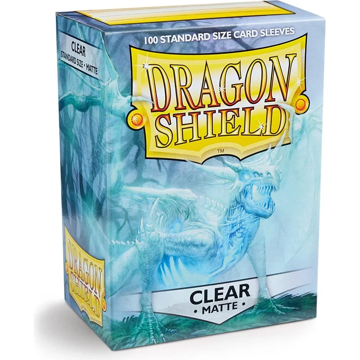 Dragon Shield Matte, Clear Kartenfolien Kartenhüllen Sleeves - für Sammelkarten wie Pokemon Magic - Standardgröße – Bild 5
