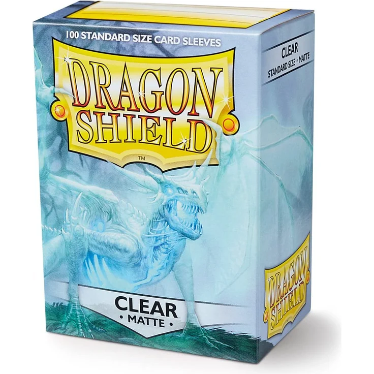 Dragon Shield Matte, Clear Kartenfolien Kartenhüllen Sleeves - für Sammelkarten wie Pokemon Magic - Standardgröße – Bild 6