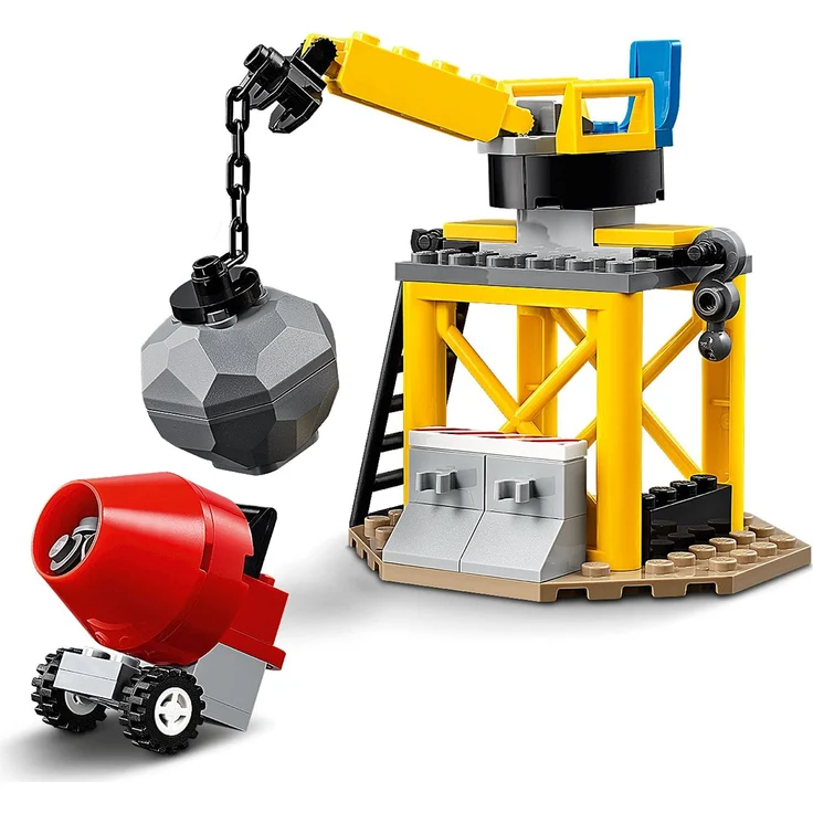 LEGO 60252 Bagger auf der Baustelle City Spielzeug mit Starter-Steinen und Kran, für Kinder ab 4 Jahren – Bild 3