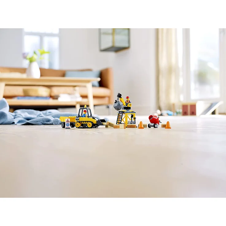 LEGO 60252 Bagger auf der Baustelle City Spielzeug mit Starter-Steinen und Kran, für Kinder ab 4 Jahren – Bild 9