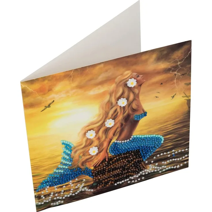 Crystal Art Crystal Card Kits 18x18cm, mulitcolor, 18x18