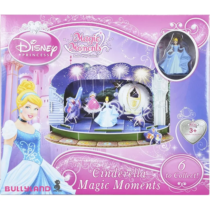 Bullyland 11904 - Walt Disney Cinderella Magic Moments, Spielset, ca. 19,5 x 11,3 x 11 cm
