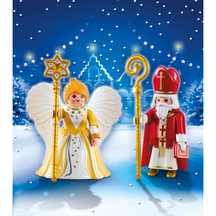 PLAYMOBIL - St. Nikolaus und Weihnachtsengel 5592 – Bild 2