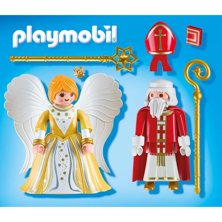 PLAYMOBIL - St. Nikolaus und Weihnachtsengel 5592 – Bild 3