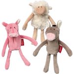 sigikid, Mädchen und Jungen, Fingerpuppenset Farmfreunde, My little theatre, Rosa/Braun/Weiß, 41565 - Preisvergleich