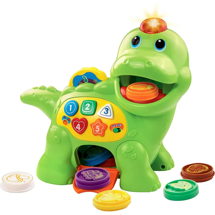 VTech 80-157704 - Fütter-mich Dino, Babyspielzeug
