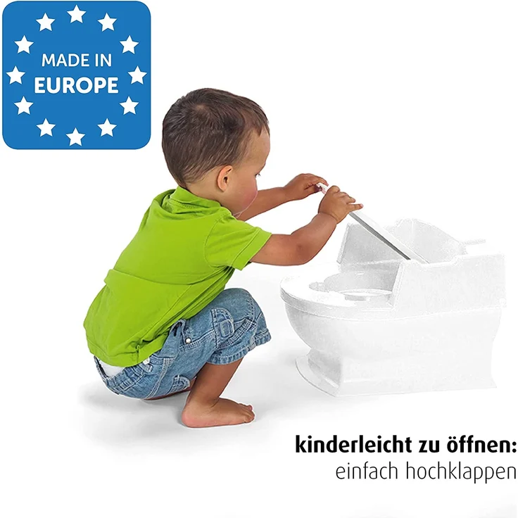 Reer SitzFritz Kinder-Toilette, Töpfchen und Toilettentrainer, weiß – Bild 7