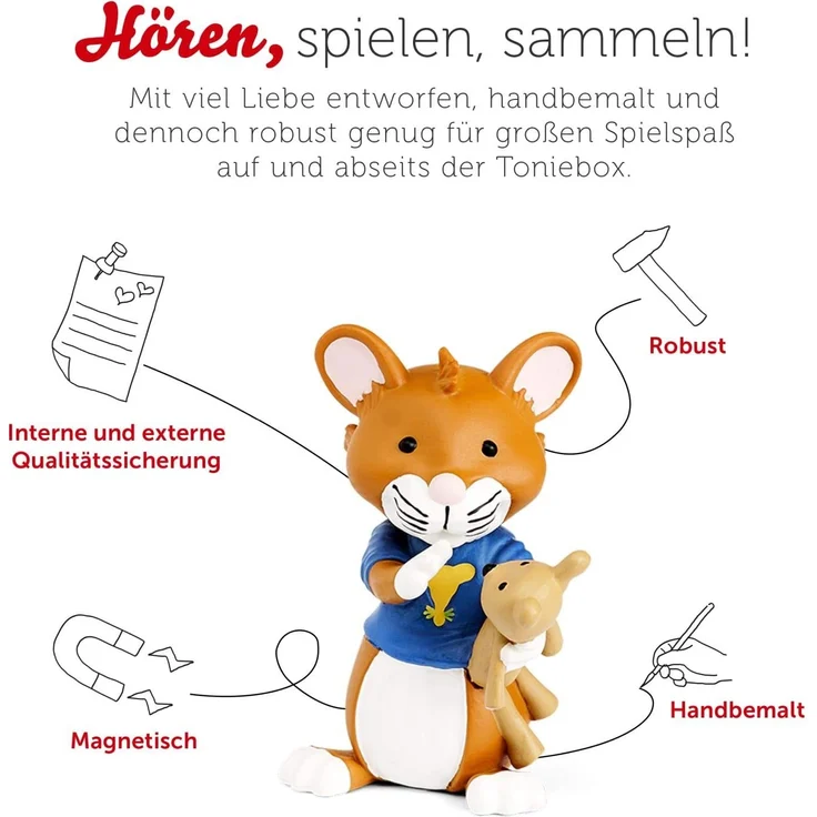 Tonies Leo Lausemaus 'Das Original-Hörspiel zu den Büchern 1', Hörfigur mit 46 Minuten Spielzeit, ab 3 Jahren – Bild 4