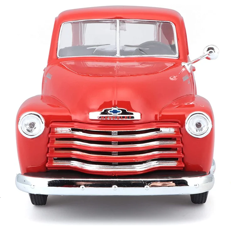 Maisto 531952 Chevrolet 3100 Pickup ´50 Modellauto, Rot/Orange – Bild 2