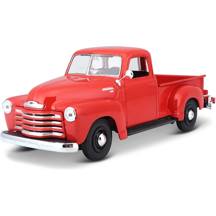 Maisto 531952 Chevrolet 3100 Pickup ´50 Modellauto, Rot/Orange – Bild 1