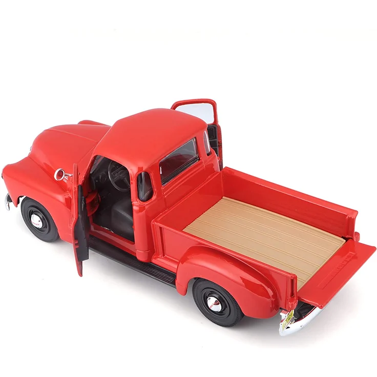Maisto 531952 Chevrolet 3100 Pickup ´50 Modellauto, Rot/Orange – Bild 5