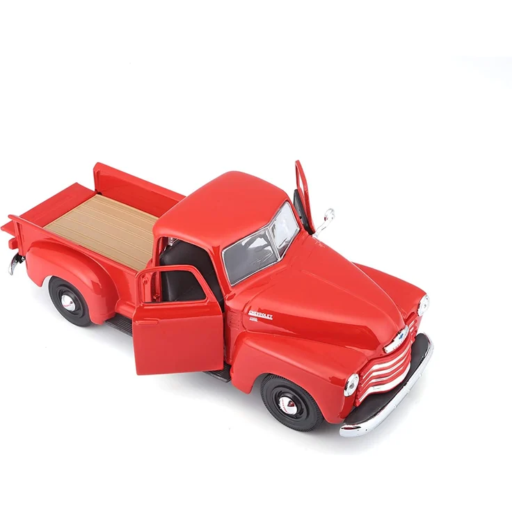 Maisto 531952 Chevrolet 3100 Pickup ´50 Modellauto, Rot/Orange – Bild 4