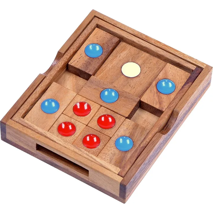 Khun Phan Gr. L - Spielfeld 12 x 10 cm - Schiebespiel mit 9 Spielvarianten