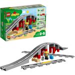 LEGO Duplo 10872 'Eisenbahnbrücke und Schienen', 26 Teile, ab 2 Jahren