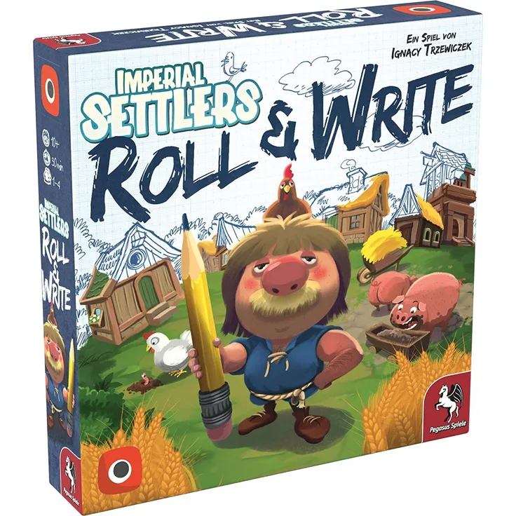 Portal Games 51970G - Imperial Settlers: Roll & Write