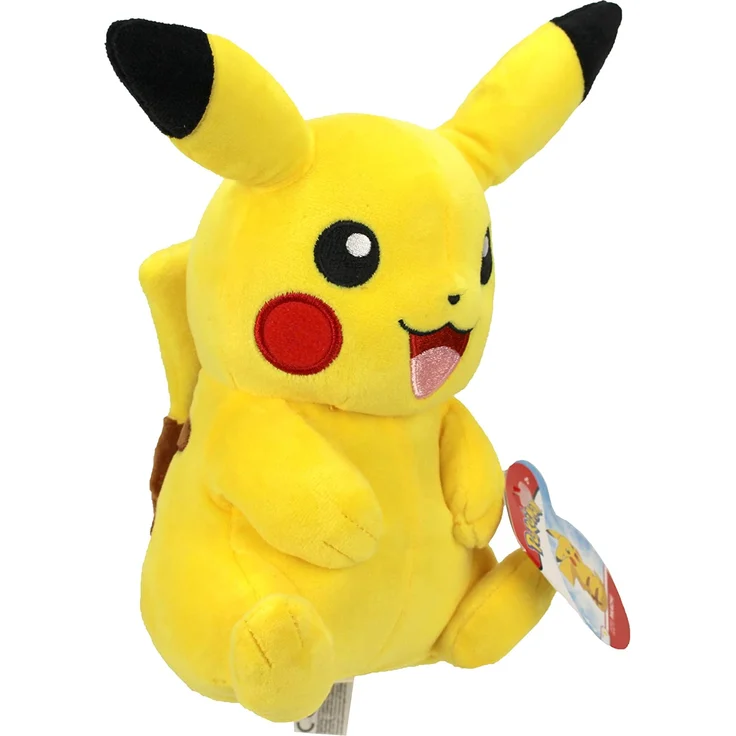 Pokemon 'Pikachu', 20cm, Kuscheltier, Offiziell Lizenziertes Pokemon Spielzeug – Bild 4